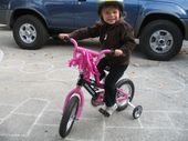 Tulia's first bike